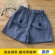 Quần short denim cô gái 2020 mùa hè mỏng mặc bên ngoài cho bé quần mùa hè hoang dã Quần áo mùa hè trẻ em phong cách Hàn Quốc - Quần