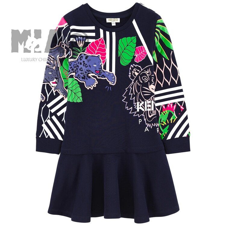 European kenzo Takada Kenzo autumn and winter girls' wear side tiger head dress