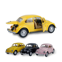 Pedo 1:28 retro Volkswagen Beetle model simulation ornaments metal alloy car car adult collection toys