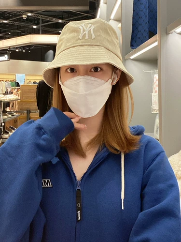 Корейская шляпа MLB ny yangji команда темные линии, старые цветы, полная маржа капюшон
