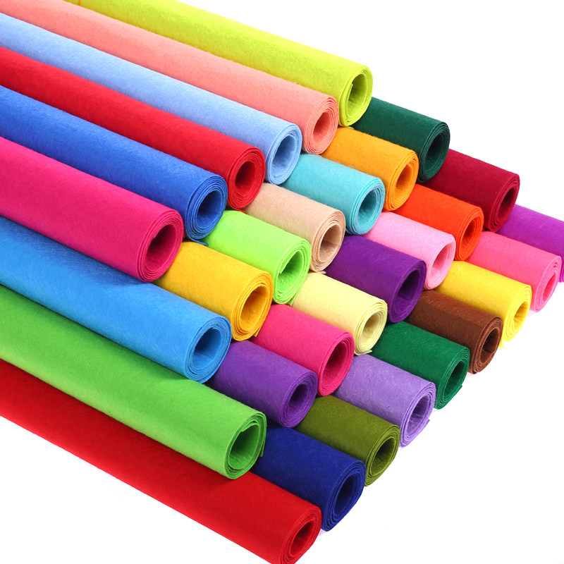 Kindergarten unwoven cloth non-woven fabric 40X45cm children creative handmade non-woven wool felt materials-Taobao