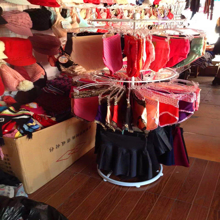 Iron Iron Lane Metal Shelf Round Rotating Underwear Underwear Bra Middle Island Frame Shorts Swimwear Hanger