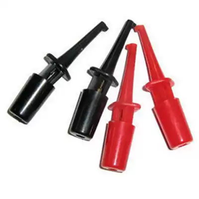 Medium hook type test clip test hook repair tool test hook Red Black