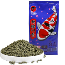 Dolphin fish grain medium large fish food koi high-energy bred grain special feed floating type medium particle M 1kg