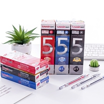 Informed 2501 Neutral Pen Student Test Black Water Pen 0 5mm Full Needle Tube Sign Pen Heart Refill 205