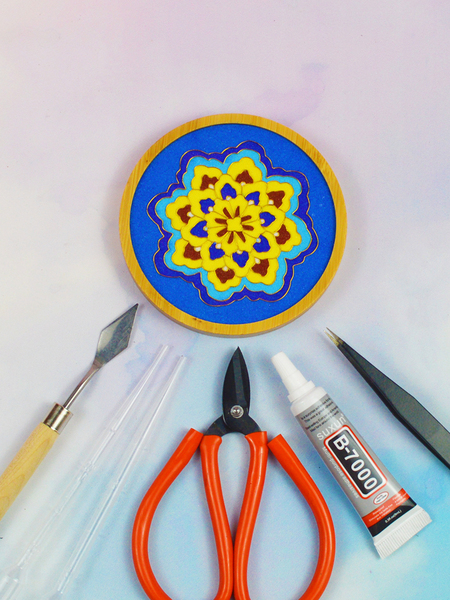 Non-Heritage Cloisonne Cloisonne Enamel Painting Tool Material DIY Handmade Tweezers Scraper Gold Silk Coated Adhesive Silk Glue