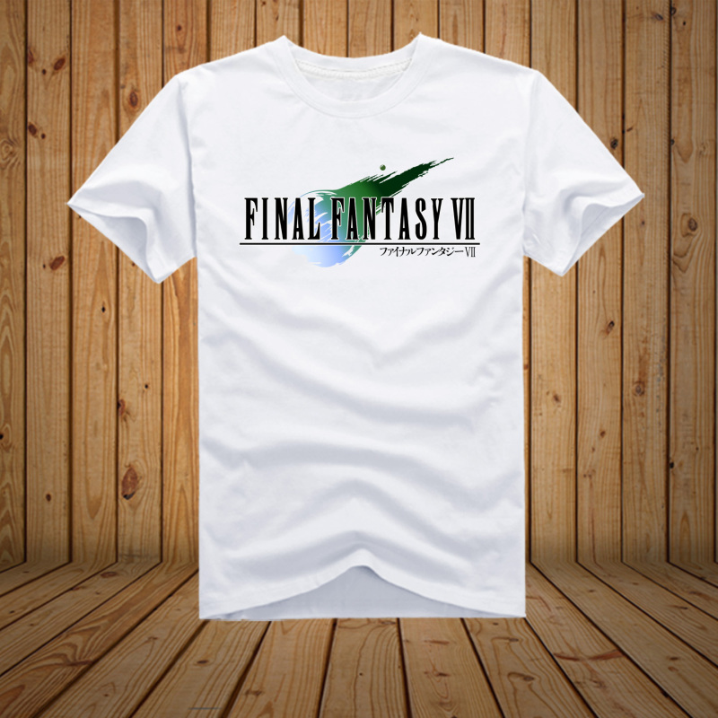 Final Fantasy 7 Title Final Fantasy 6 Title Role-Playing Game Ff7 Game T-Shirt 100% Cotton Short-Sleeved Crew Neck Final Fantasy 7 Title Final Fantasy 6 Title Role-Playing Game Ff7 Game T-Shirt 100% Cotton Short-Sleeved Crew Neck