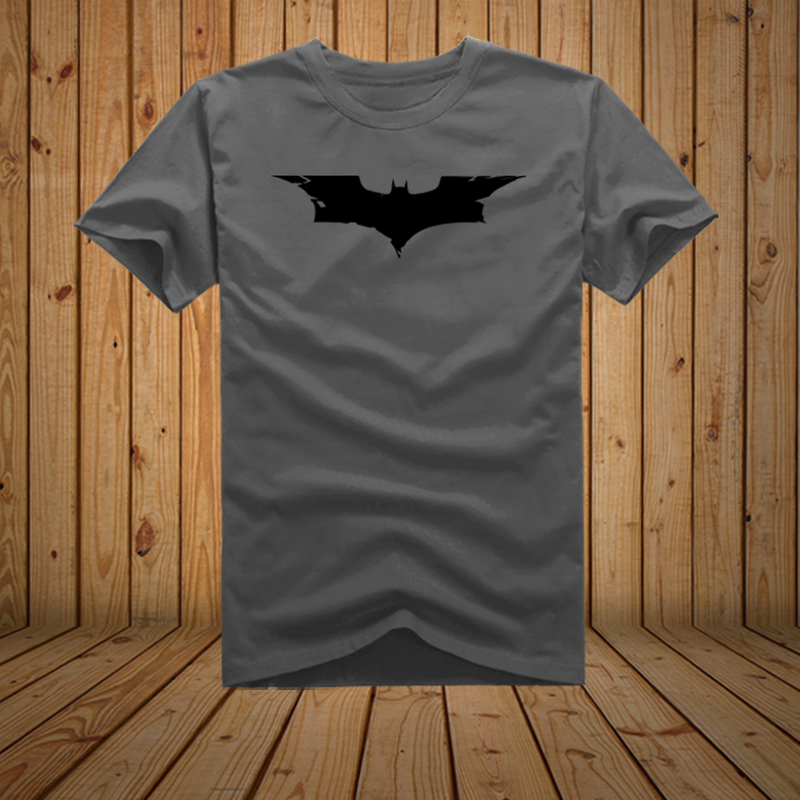Nolan Version of Batman: the Dark Knight Reflective Superhero Movie T-Shirt, All-Cotton Short-Sleeve Trendy Fashion