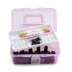 Dụng cụ làm móng Nail Art Hộp dụng cụ nhỏ Hộp đựng dụng cụ Hộp lưu trữ Hộp đôi màu Giao hàng ngẫu nhiên - Công cụ Nail