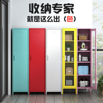 Bookcase steel Home Modern minimalist High foot glass Moisture Display Cabinet Locker cabinet Office Cabinet