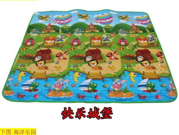 Ngoài trời dã ngoại mat cắm trại không thấm nước thảm cỏ lều bãi biển gấp mat để tăng dày mở rộng - Thảm chống ẩm / Mat / Gối thảm xốp xpe hàn quốc