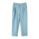 Small ears produce TR twill one-button trousers to cover the crotch and show thin temperament Harem pants for women