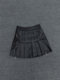 2025 New Genuine Leather Skirt Women's Autumn and Winter High Waist A-Line Pleated Fashion Haining Sheepskin Skirt Short Skirt