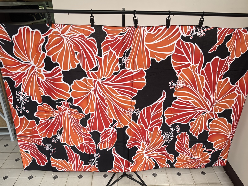 Foreign Trade Export to the South Pacific, Hawaiian Island Artificial Cotton Rayon Sarong Wrap Cloth, Samoa, Fiji