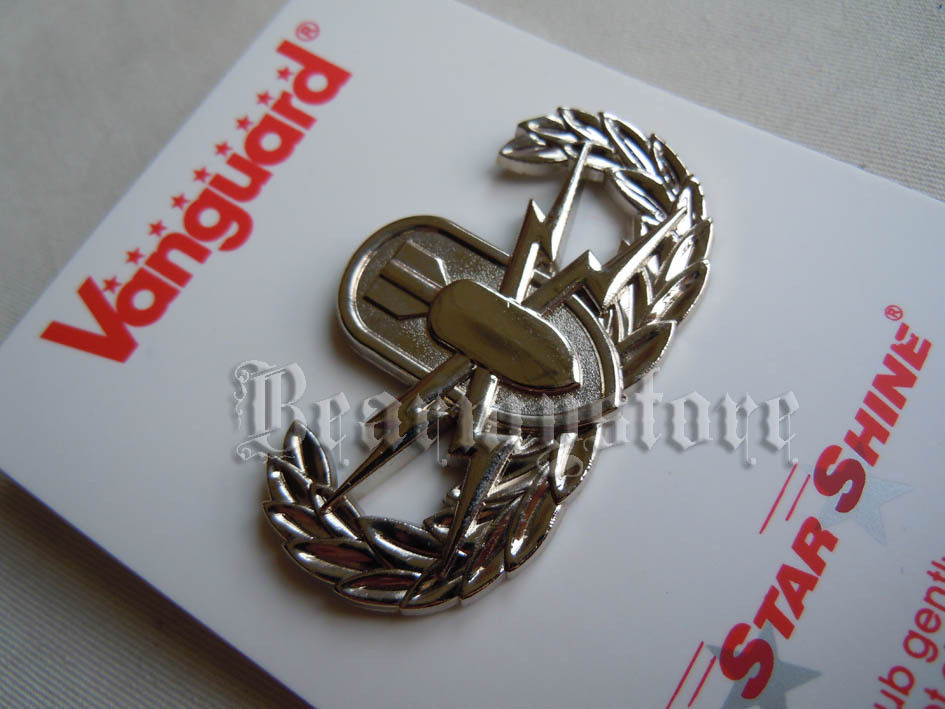American Navy EOD Intermediate Qualification Certificate Specialized Skills Silver Chest Counter-Terrorism Expert Badge