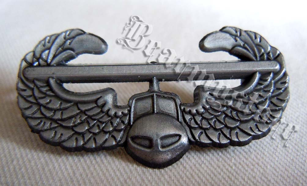 American Special Forces helicopter air assault chest badge of the crew of the commando squad