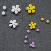 High-elastic small pompom flower heart color fur ball DIY handmade material accessories sun flower 10MM1CM cm