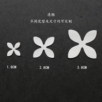Forsythia flower slices hot flower making flowers hand-made dyeing cloth flower silk flower DIY Hanfu accessories wedding dress accessories hand-made materials