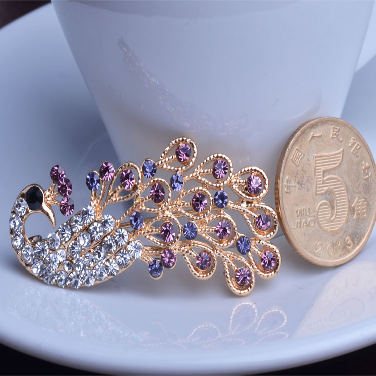 Mua 3 tặng 1 đồ trang sức mới miễn phí Peacock Phoenix trâm cài phụ kiện trâm cài huy hiệu