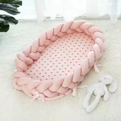 INS Nordic style bed Middle bed Baby portable bionic uterine bed Detachable and washable three-dimensional protective baby bed