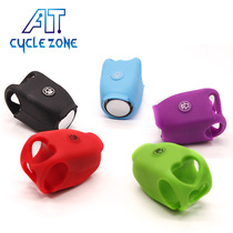 Bicycle electronic horn mountain bike bell dead flying bicycle high decibel silicone bell riding equipment accessories