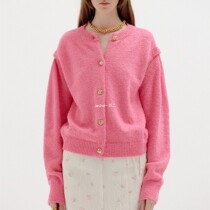 EENK2021 spring and summer detachable sleeve design knitted sweater jacket thin loose and careful machine short cardigan women