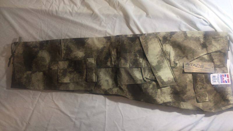 US Direct Mail Brand New Propper Mejun A Tacs Au Ruins Camo Men's Pants Combat Training Clothing Anti-Scraping Cloth