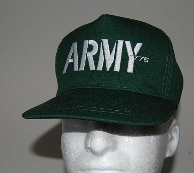 Brand new USA Made embroidered ARMY1775 children's baseball cap umbral hat full cotton monarch green all code