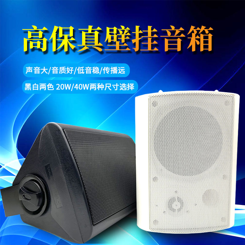 Wall-mounted speaker indoor ceiling speaker commercial supermarket clothing store home restaurant wall conference room audio