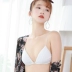 Sexy backless rimless siêu mỏng đồ lót học sinh tập hợp trên khóa trước áo ngực cotton cô gái tam giác Pháp - Now Bras