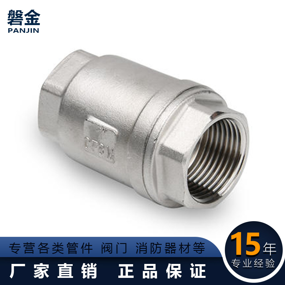 Stainless Steel 304 Check Valve Vertical Check Valve 3 Thread Vertical Check Valve