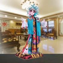 Chinatown home living room decorations handicraft gifts silk ornaments Peking opera character embroidery Yang Guifei boutique