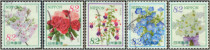 Japan·C2396 Ornamental Flowers Series·Episode 11 2018 12 14 (5 pieces in total) 82 yen