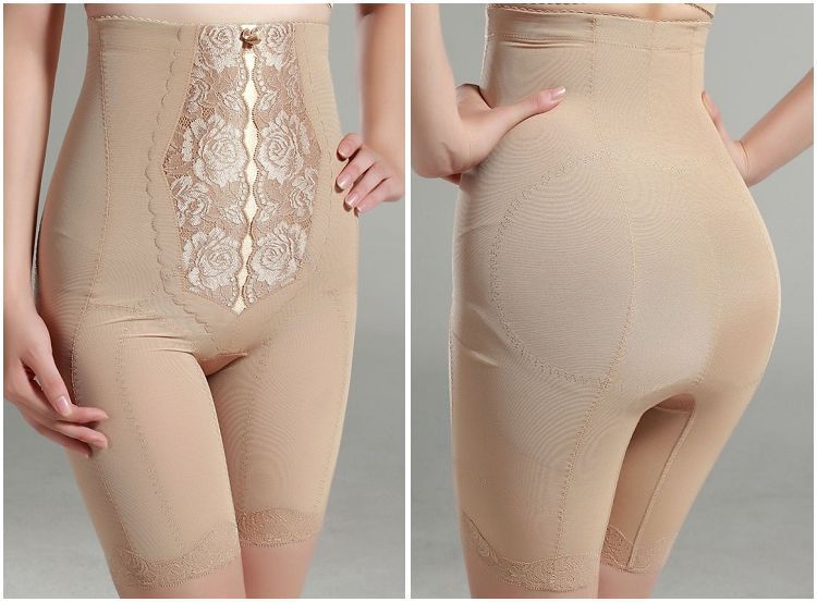Thẩm mỹ viện xác thực cơ thể định hình quần xác thực phụ nữ sau sinh cơ thể eo cao định hình cơ bụng quần hông hông bếp quần lót phụ nữ