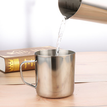 304 stainless steel measuring cup hospital medicine liquid cup roasted milk tea coffee with scale medicine cup drawing Flower Cup experimental Cup