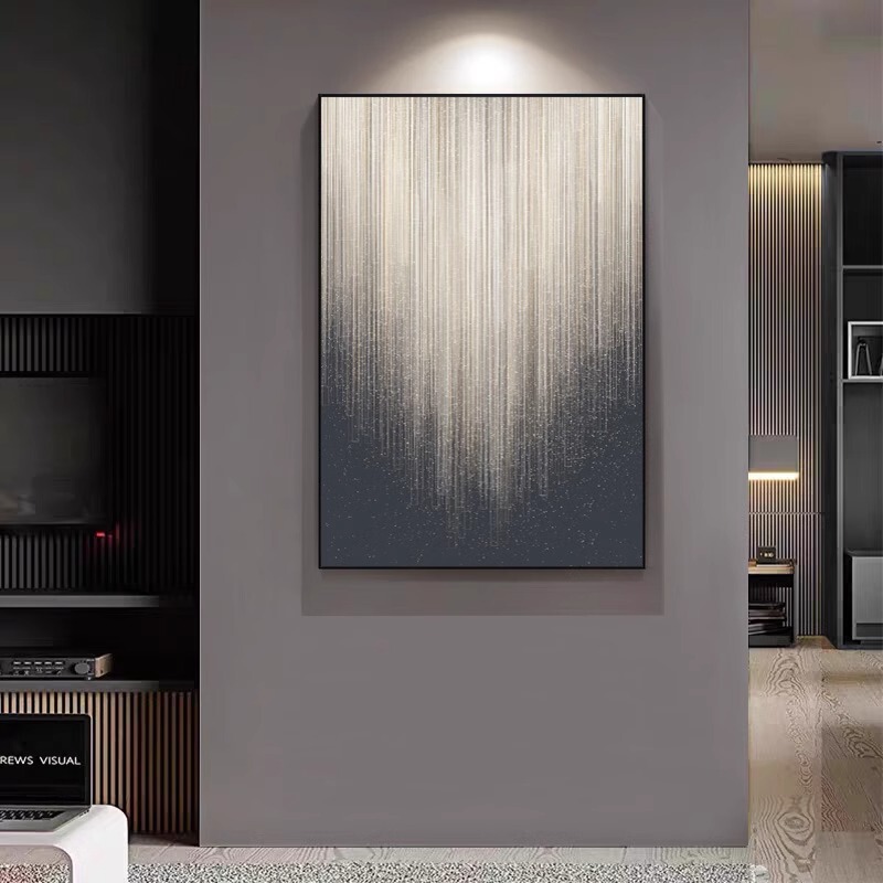 Starry Sky Entrance Decorative Painting Bedroom Hotel Corridor Wall Art Minimalist Abstract Living Room Sofa Background Wall Hanging Painting