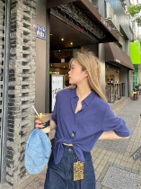 Today on] small crowddesign card bag Tie rope hanging neck hot girl sweet and cool