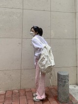 Today on] canvas 100 lap backpack large capacity double shoulder bag pure color trend design sensation small commuter woman