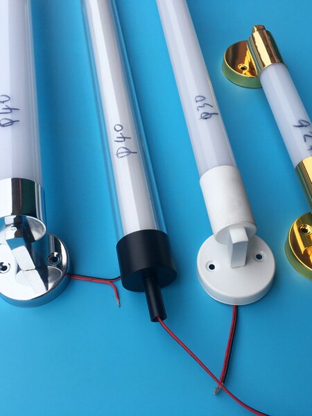 LED Wall Lamp Decorative Lamp Showcase Hoisting Creative Lamp 320 Degrees Luminous Whole Body Strip Shape T8 Modulator Tube Part