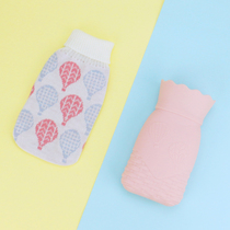 Silicone hot water bag warm foot bed water warm water bag student Mini Portable hand warm treasure portable small small