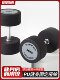 Gym-Specific Dumbbells, Pu Odorless Fixed Rubber-Coated Pure Steel Dumbbell Set, Fitness Equipment for Men, Weight Loss, Home Use
