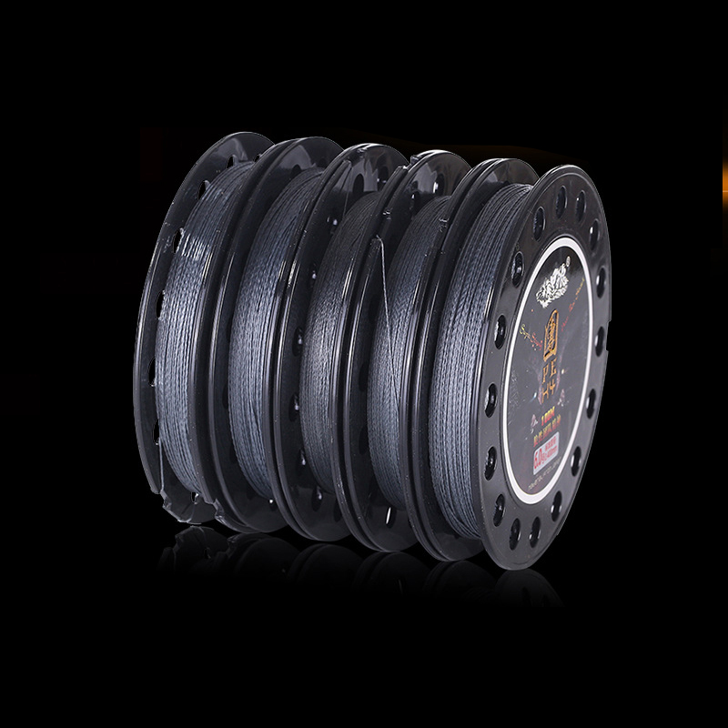 Fish Line Vigorous Horse Braided Wire 4 100 Mie Luia Wearable sea fishing line Sarnet wire group peH4 Black Wolf Fishing Line