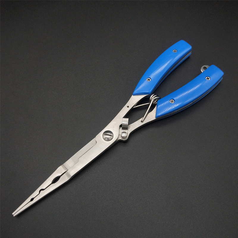 Precision pliers Long mouth Luya pliers Pointed mouth hook fishing pliers Stainless steel pointed mouth pliers straight mouth fishing line scissors