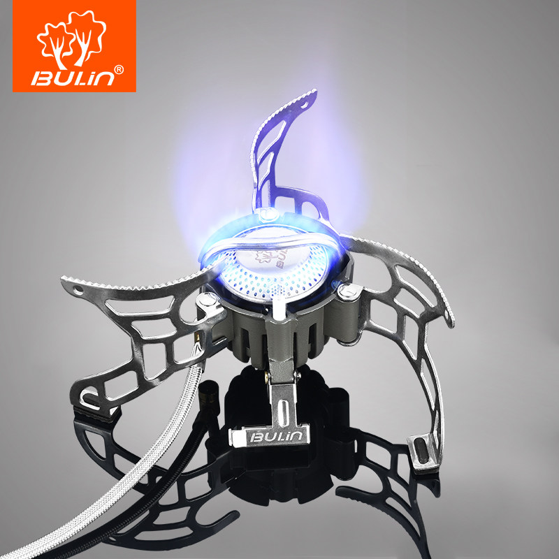 Walking Forest Outdoor Stove Portable Gas Furnace T4-A Camping Equipment Cooker Wild Cooking Stove Field Stove Windproof Furnace End