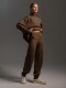 European and American Style New Fashion Casual Loose Knit Sweater and Pants Set