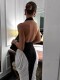 European and American Style Fashionable and Sexy Halter Neck Backless Sleeveless Dress