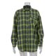 European and American Retro Lapel Loose Plaid Long-Sleeve Pocket Shirt