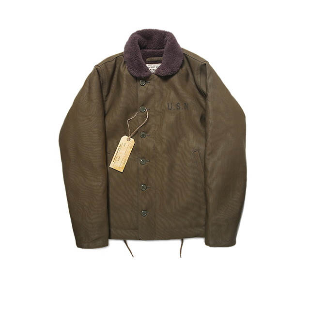 Bob Dong Deck N-1 Jacket Wool Lining Us Nava Navy Uniform N1 Jacket