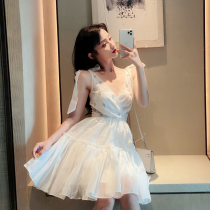 First love little white dress fairy superfairy sweet and temperamental harness with dress scoreless and sexy dating little dress Summer