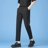 Летние тонкие шелковые штаны, свободный прямой крой, оверсайз